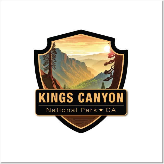 Kings Canyon National Park Wall Art by Curious World